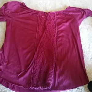 Off the shoulder shirt